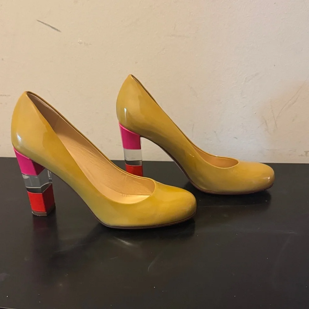 Kate Spade Multicolor Block Heels